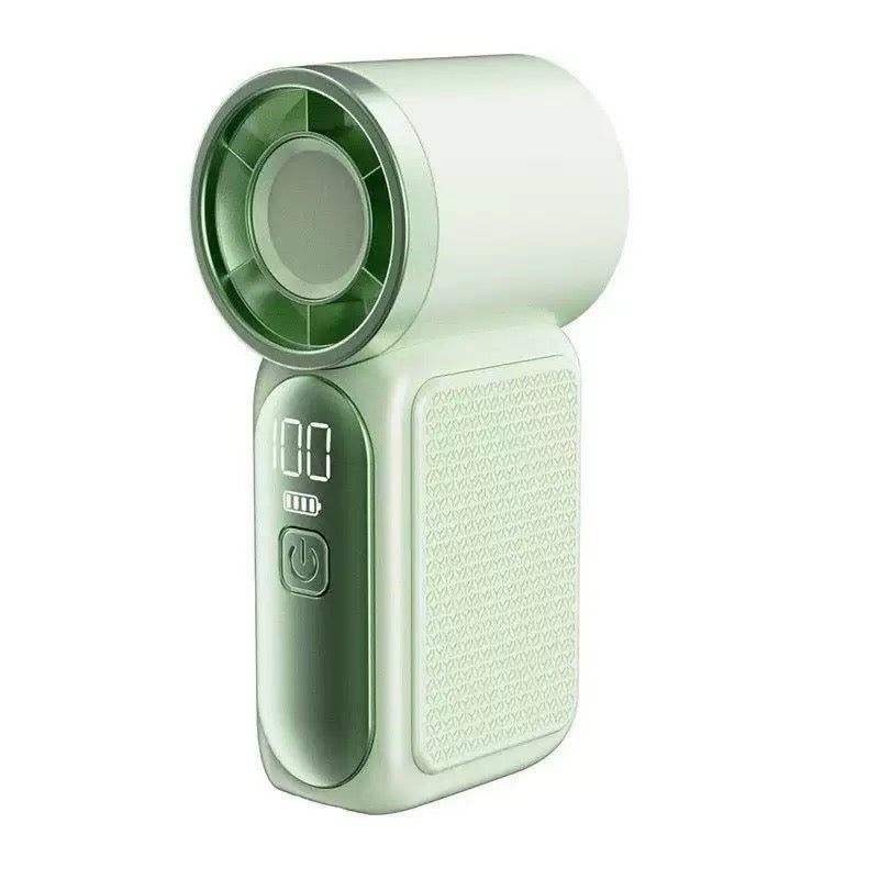 Portable Handheld Mini Fan, 6 Speeds 16900 RPM High Velocity Personal Summer Essential with LED Display, USB Rechargeable, with Lanyard for Makeup, Travel, Outdoor, Gift for Women Girl